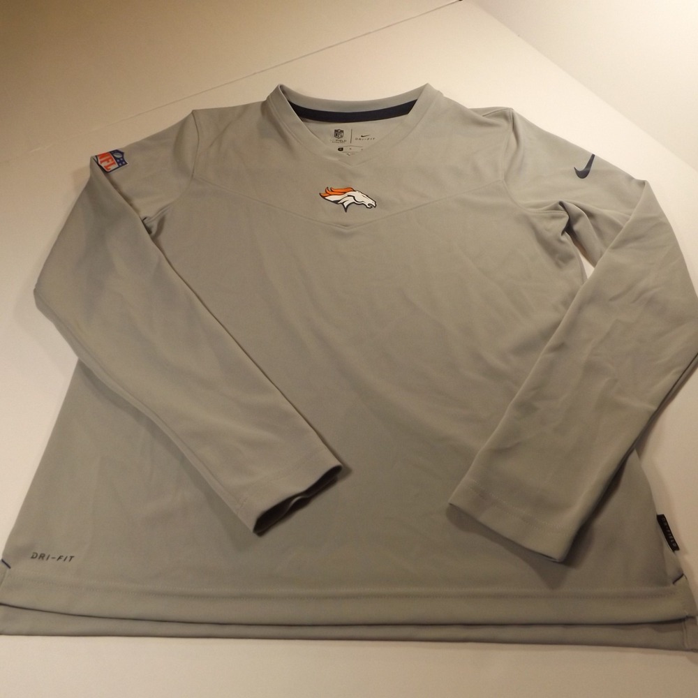 Nike's NFL Denver Broncos Women's Dri-fit Pull over Shirt, Size M